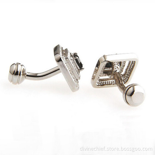 Fine Workmanship Stainless Steel Cufflinks, Metal Cufflinks For Mens Shirts